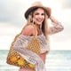 thumbnail image 3 of Bolso de paja hecho a mano, bolso de viaje para playa, bolso de red de pesca, bolso de compras tejido para mujer, 3 of 5