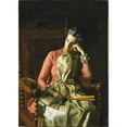 thumbnail image 2 of Thomas Eakins 14x18 Black Ornate Wood Framed Double Matted Museum Art Print Titled - Miss Amelia Van Buren, 2 of 5