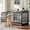 Gray, variant on Bel Ark 52 inch Dog Crate Furniture Wooden Indoor Dog Cage XL Indoor Dog Kennel for Extra Large Dog with Double Arched Doors