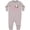 AC-Heather Grey, variant on Inktastic Kiniart Doodle Love Baby Fleece Romper