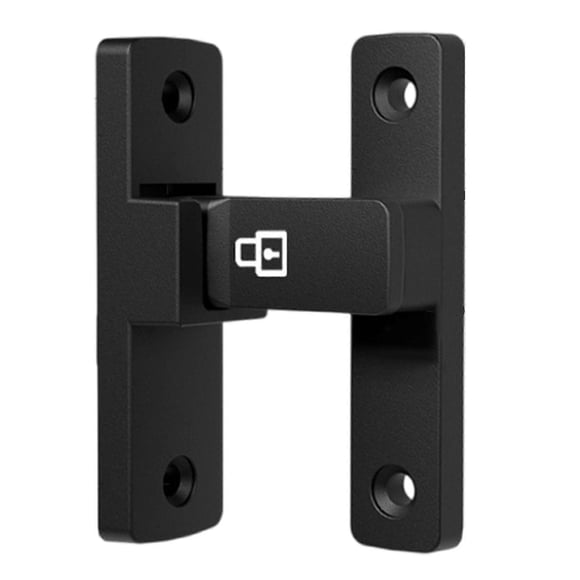 Convenient and Sturdy Zines Alloy Door Bolt Latches No Hole Need Suitable for Multiple Door Types Home Accessory White