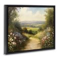 thumbnail image 3 of Stupell Industries Wildflower Lane Landscape Black Framed Floater Canvas Wall Art design by Petal Prints Design, 17 x 21, 3 of 9