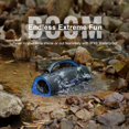 thumbnail image 4 of DOSS Extreme Boom Pro Bluetooth speaker Extra Bass, 20H Playtime, Party-Sync Led Lights, IPX6 Waterproof (Blue) - Refurbished Excellent, 4 of 5