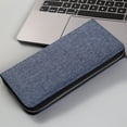 thumbnail image 3 of Flmtop Men Multi-slot Large Capacity Canvas Card Cash Wallet Zipper Business Handbag, 3 of 10