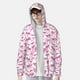 thumbnail image 2 of Balery Pink bows Sudadera ligera de manga larga con capucha y protección solar UPF 50+ para hombre y mujer, ideal para pesca y running-Medium, 2 of 7