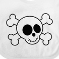thumbnail image 4 of Inktastic Fun Skull and Crossbones Boys or Girls Baby Bib, 4 of 4