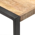thumbnail image 3 of vidaXL Coffee Table 120x120x40 cm Rough Mango Wood, 3 of 4