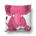 thumbnail image 1 of RYLABLUE Pink Elephant Jpg Pillowcase Pillow Cushion Cover 18x18 inch, 1 of 1