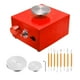 thumbnail image 2 of Bandeja giratoria eléctrica Gloria para cerámica diámetro de 45/60/100mm 2000 RPM Mini Máquina formadora de arcilla con 8 herramientas de modelado de cerá rojo Máquina de rueda de cerámica, 2 of 9