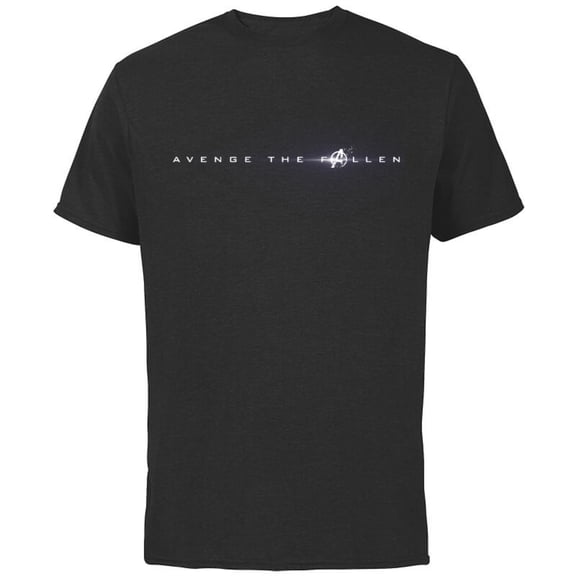 Marvel Avengers: Endgame Avenge The Fallen - Short Sleeve Cotton T-Shirt for Adults - Customized-Black