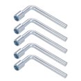 thumbnail image 1 of Unique Bargains 8mm Metric L Shaped Angled Open Hex 6 Point Socket Wrench, Single Ended 5 Pack, 1 of 5