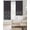 Grey, variant on Boho Brown Flower Blackout Curtains 45 Inches Long, Kitchen Black Out Window Treatments, Abstract Bohemia Pesley Floral Thermal Insulated Lined Drapes for Small Window with Grommet 42"x45"