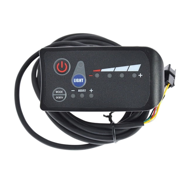 Pantalla LED de Control de Velocidad Naiovety para Bicicleta Eléctrica 24V Tipo C