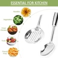 thumbnail image 4 of Juego de utensilios de cocina de acero inoxidable de 2 piezas | Juego de utensilios de cocina duraderos aptos para lavavajillas | Idea de regalo de utensilios de cocina, 4 of 5
