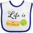 thumbnail image 3 of Inktastic Life is Sublime- Cute Food Pun Boys or Girls Baby Bib, 3 of 4