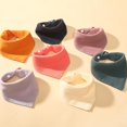thumbnail image 2 of Baberos Baby Bandana YONGSHENG Pack de 10 Algodón Orgánico Sólido para Niñas Niños Unisex, 2 of 5