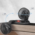 thumbnail image 4 of Car Fan, Strong Wind with 360 Degree Adjustable Low Noise Fan for RV USB, 4 of 8