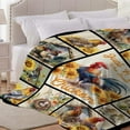 thumbnail image 5 of Chicken Blanket Gifts Super Soft Lightweight Flannel Just A Girl Who Loves Chicken Blankets Throw for Kids, Adult, Suitable for Couch, Sofa, Bed, Camping, Travel All Seasons 50"x60" for Teen, 5 of 6