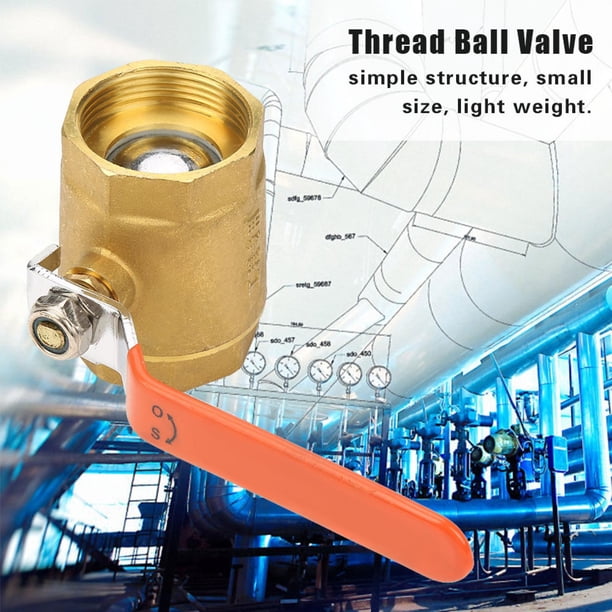 Válvula de cierre, 1 pieza DN40 1-1/2"BSP Válvula de bola de latón de latón Válvula de bola creada magistralmente Jadeshay A