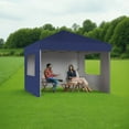 thumbnail image 7 of WildBreak Pop-up Canopy Tent, 10 x 10 feet, with 3 Sidewalls, Blue, 7 of 7