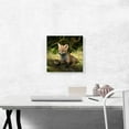thumbnail image 2 of ARTCANVAS Little Fox In Forest Home decor Canvas Art Print - Size: 12" x 12" (1.50" Deep), 2 of 9