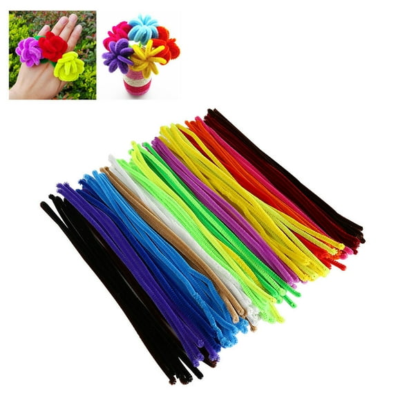 LEORX Chenille Sticks Twisted Bar Multicolor 200Pcs