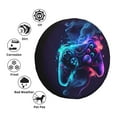 thumbnail image 5 of ZNDUO Vector Gamepad Joystick Pattern Spare Tire Cover, Universal Spare Tire Wheel Covers 15 inch, 5 of 8