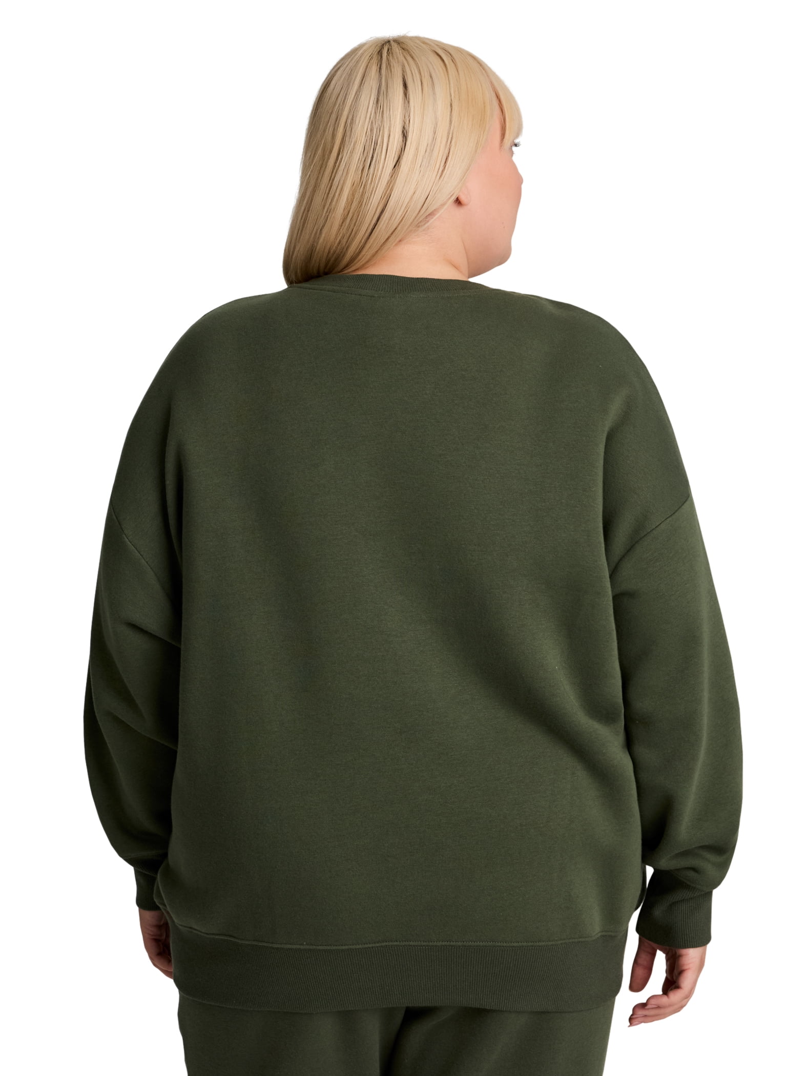 Reebok Women's Game Day Fleece Oversize Crewneck Sweatshirt, Size XS-4X
