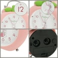 thumbnail image 3 of REGALWOVEN Mechanical Alarm Clock Colorful Cartoon Design, Loud Bell Ring, Silent Non-Tick for Living Room Red 4.3"Lx 2.4"W x 5.5"H, 3 of 5