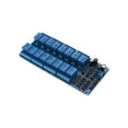 thumbnail image 2 of 5V/12V/24V Relay Shield Module 16 Channel Relay Module with Optocoupler LM2576 Microcontrollers Interface Power Relay, 2 of 11