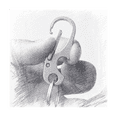 thumbnail image 2 of 2 Uds. MosquetóN de AleacióN de Titanio de 8 cm Multifuncional Colgante Simple Herramientas PortáTiles, 2 of 5