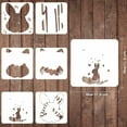 thumbnail image 2 of Juego de 6 plantillas de conejito de Pascua en capas, plantillas para pintar y dibujar, de 11,8 x 11,8 pulgadas, para decoración de conejos y huevos de Pascua., 2 of 7