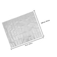 thumbnail image 2 of Luxshiny Couverture Plaquée Argentée Résistante à la Chaleur pour Foyers et Grils Extérieurs Tapis Isolant à Haute Température, 2 of 8