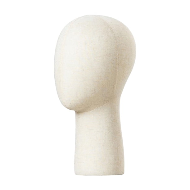 Cabeza de maniquí Cabeza de maniquí Moda Multiusos Exhibición Estilismo Mesa Peluca Blanco