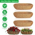 thumbnail image 2 of 3-Packs 30in Coco Liner, Wall Basket Planter Liner, Coco Liner Roll Hanging Basket Pad, Garden Plants Wall Planter Basket, Durable Coconut Husk for Planting, 2 of 14