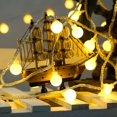 thumbnail image 4 of Ball LED String Lights Outdoor Ball Chain Lights Garland Lights Bulb Fairy Lights Party Home Wedding Garden Christmas Decoration, 4 of 5