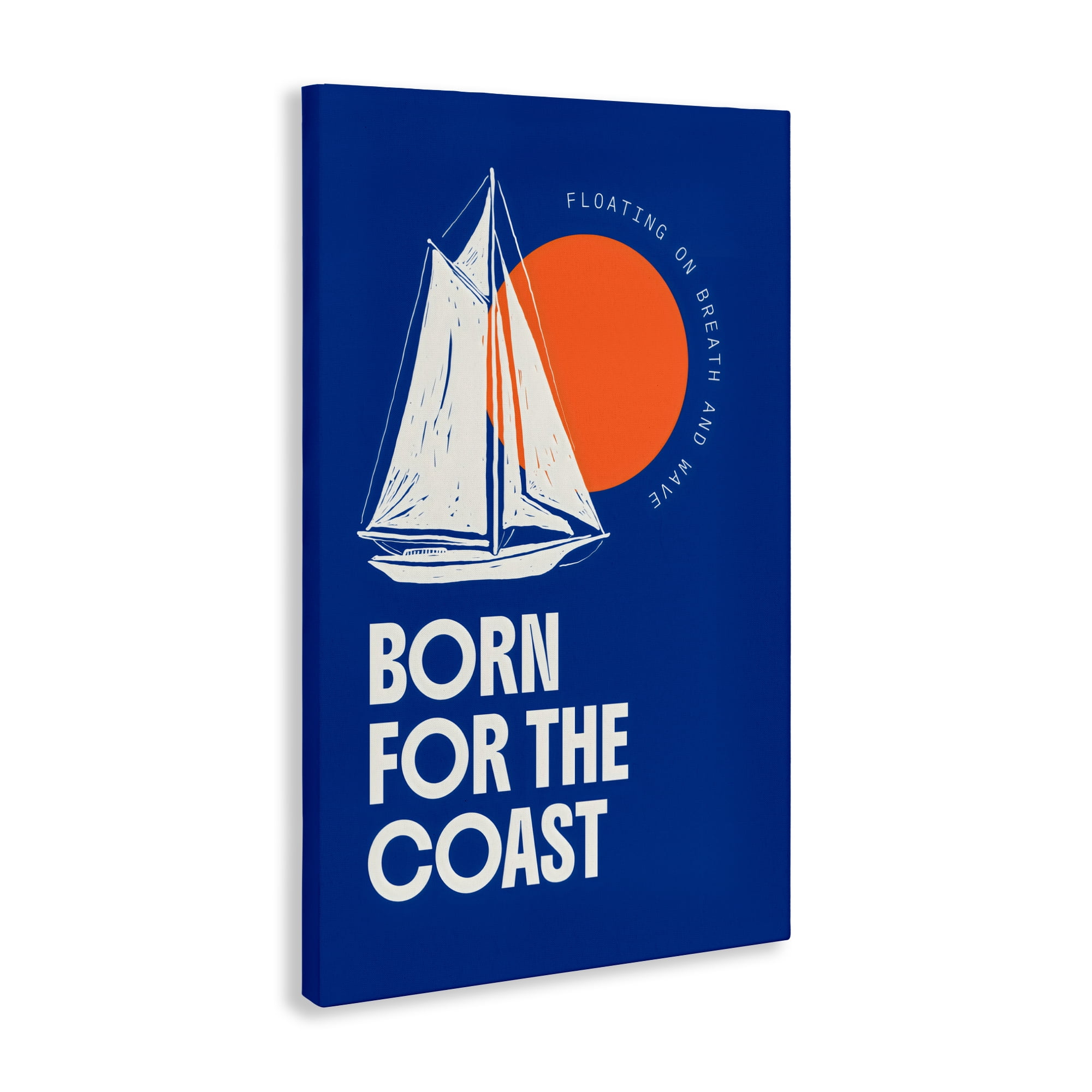 Stupell Industries Born For The Coast Canvas Wall Art, design by Creative Studio