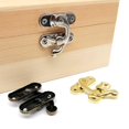 12pcs Jewelry Chest Gift Wine Wooden Box Case Toggle Latch Furniture