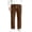 Coffee, variant on WIZUTIZ Men's Relaxed Fit Corduroy Trousers Elastic Waist Solid Color Straight Leg Casual Pocket Pants