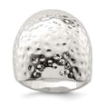 thumbnail image 3 of 925 Sterling Silver Textured Dome Ring Size 8, 3 of 5