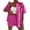 short sets 57#Purple, variant on WAYUTE Womens Sets 2 Piece Outfits V Neck Solid Color Shorts and Shirt Top Shirt Slim Suits Travel Vacation Fashion Casual Summer Outfit