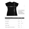 thumbnail image 2 of P&B Fe (Iron) Man Element Women's T-shirt, Black, S, 2 of 2