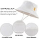 thumbnail image 5 of Cotton Baby Sun Hat Infant Toddler Boys Girls Bucket Hats Summer Sun Protection Kids Beach Caps, 5 of 5