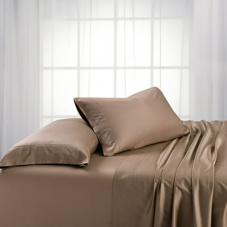 100 Bamboo Sheets Woven At 600 Thread Counts Softest Sheet Set 100 Bamboo Sheets Woven At 600 Thread Counts Softest Sheet Set With Deep Pockets Split King Size Taupe