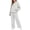 Light Gray #23, variant on DORKASM Womens Sweatsuits 2 Piece Set 2026 Fall Winter Long Sleeve Hoodie Loose Wide Leg Sweatpants Workout Travel Tracksuit Black M