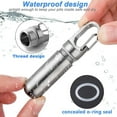 thumbnail image 4 of Keychain Tablet Holder Medicine Bottle Pillbox Portable Waterproof Warehouse Hanging Button Case, 4 of 7