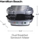 thumbnail image 2 of Sandwichera Doble Hamilton Beach 25490MN para Desayunos con Temporizador Digital, 2 of 8