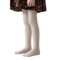 thumbnail image 2 of KAUOD Girls Seamless Thermal Tights Fleece Warm Stretchy Footed Leggings Kids School Opaque Pantyhose Dress Tights Pants, 2 of 7