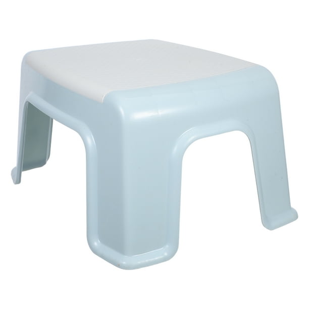 Taburete: Taburete infantil para baño y cocina - Silla de plástico para cambiar zapatos - Silla auxiliar para niños pequeños en casa - Reposapiés pequeño multiusos