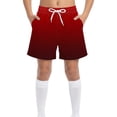 thumbnail image 2 of UQJfacai Boys Swim Trunks Gradient UPF 50+ Quick Dry Swim Shorts with Pockets Beachwear Bathing Suits Swimsuit for Kid 4-15 Years, 2 of 8
